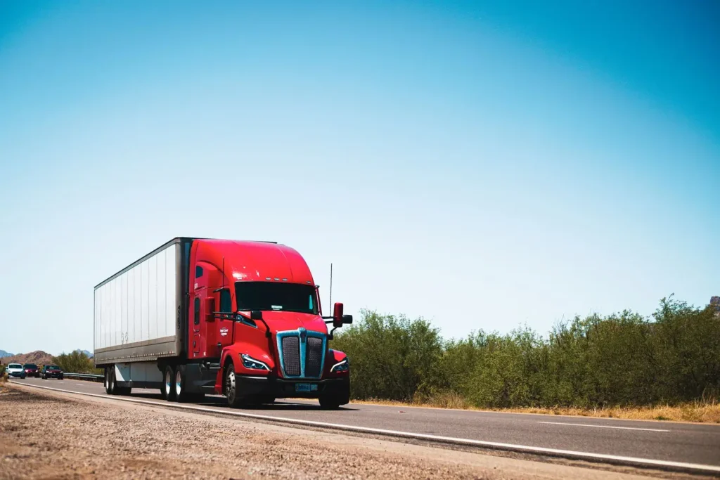 Commercial truck operating under a valid CDL endorsement